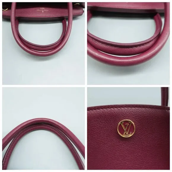 100% Authentic Louis Vuitton Florine Brown&Purple Monogram Canvas Satchel - Picture 10 of 12